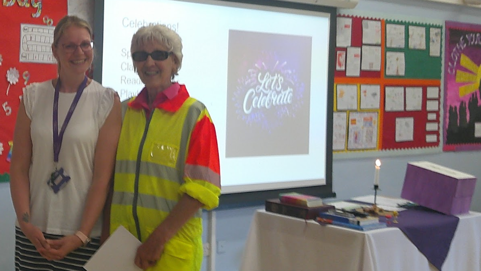 Mrs Henson 30 years of service